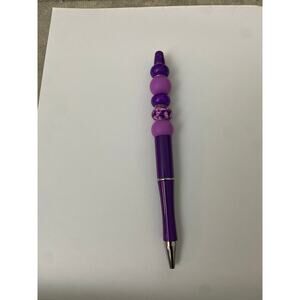 Purple beaded pen